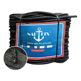 Corda Pe Preta Nautfix 14mm Rolo C/ Aprox.10kg/130m