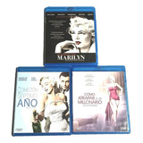 3 Blu Ray Marylin Monroe Originales