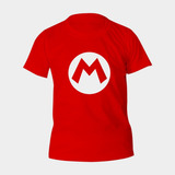  Camisa Infantil Personagem Mario Bros Ou Luigi Super Heroi