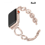 Correa Champagne Reloj Compatible Applewatch Aros Mujer