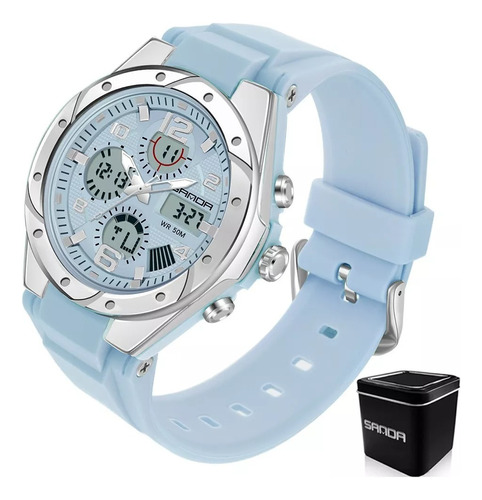 Reloj Digital Multifunción Moda Fino Impermeable Para Mujer