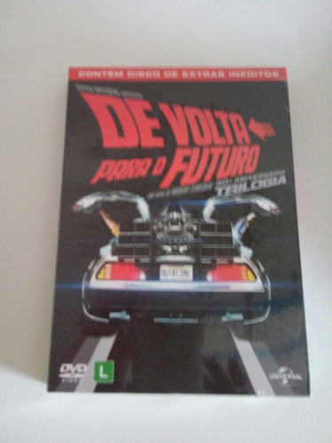 Box Dvd Trilogia De Volta Para O Futuro - 4 Discos