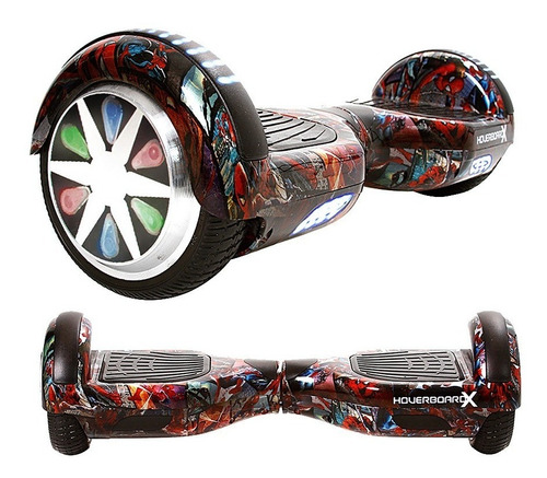 Esqueite Elétrico 6,5  Hq Homem Aranha Hoverboard Bluetooth