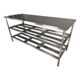 Mesa Industrial 100% Inox Nortinox 1900x700x900