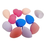 Esponja Beauty Blender Para Maquillaje 12 Pzs