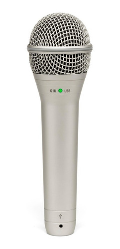 Samson Q-1u - Microfono Dinamico Usb Para Recording Con Sw Cakewalck Con Soporte Para Mesa Y Con Cable Usb