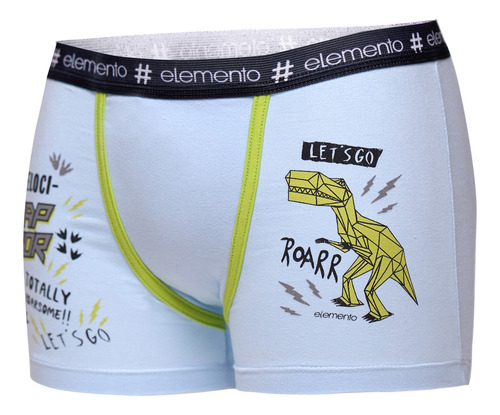 Boxer Elemento Varon Pack X6 Algodon Y Lycra