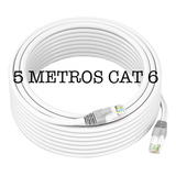 Cable Utp Ethernet Cat 6 Red Internet Ponchado X 5 Metros