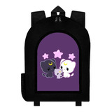 Mochila Negra Kawaii A11