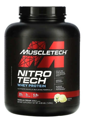 Proteina Nitro Tech Performance Series 3.97lb Todos Los Sabo