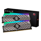 Memoria 16gb (2x8gb) Ddr4 3200 Rgb Xpg Spectrix D41 Tungsten