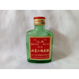 Botella De Vidrio Verde Vacía De Bebida China Original