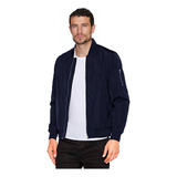 Chaqueta Bomber Azul Oscuro || Bomber Cazadora Hombre