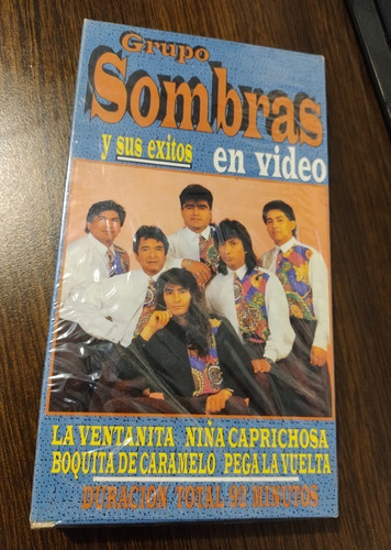 Grupo Sombras Y Sus Exitos En Video Vhs Video Nuevo Sellado