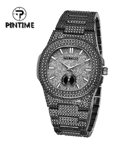 Reloj Impermeable De Cuarzo Con Diamante De Lujo Pintime
