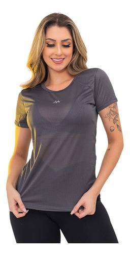 Camiseta Feminina Tecnologia Dry Tecido Respirável