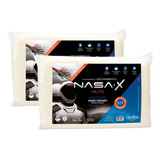 Kit 2 Travesseiros Nasa X Alto 50x70cm - Duoflex