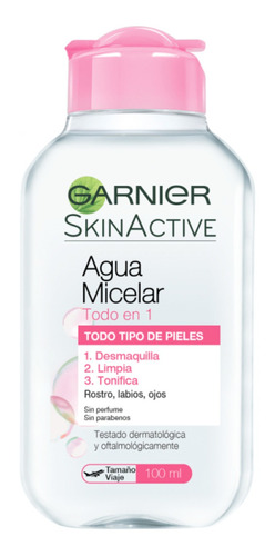 Garnier Skin Active Agua Micelar Todo En 1 100 Ml