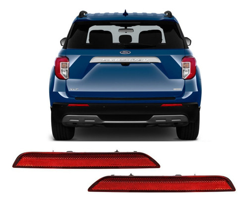 Juego Par Cuarto Trasero Ford Explorer 2020 Reflejante Nsf