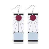 Demon Slayer Tanjiro Earrings - Kimetsu No Yaiba Acrylic Han