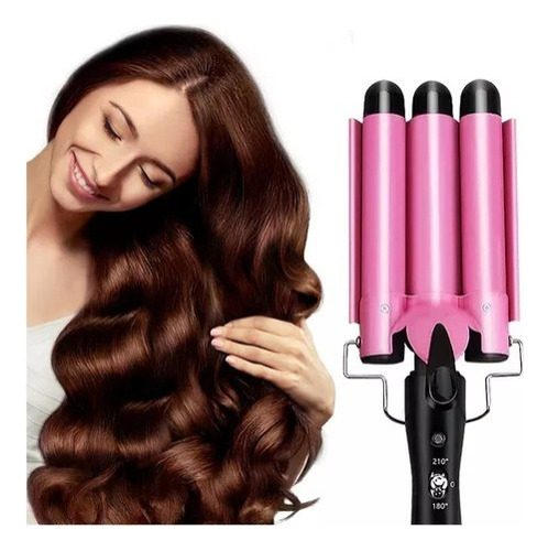 Waflera Para Cabello Tenazas Rizadoras Ferros Enchinadora