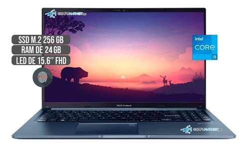 Portatil Asus Intel Core I5 1240p Disco Ssd 256gb + Ram 24gb