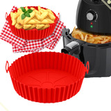 Kit 2 Formas Silicone  Reutilizável Airfryer Mondial