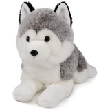 Peluche De Husky Siberiano Realista - Juguete De Peluche - 1 Color Gris