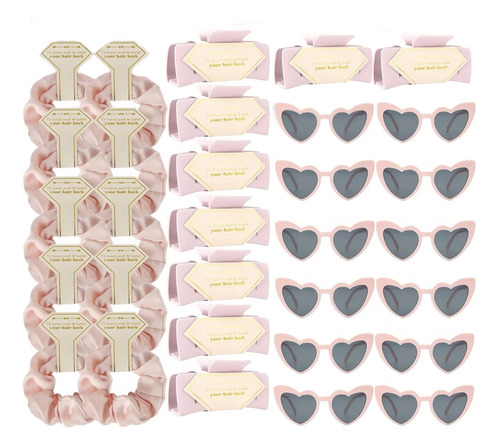 30pz Pinzas Para El Cabello Set Fiesta De Gafas Y Diademas