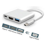 Adaptador Usb C A Hdmi Wisyifil, Convertidor Usb 3.1 Tipo C