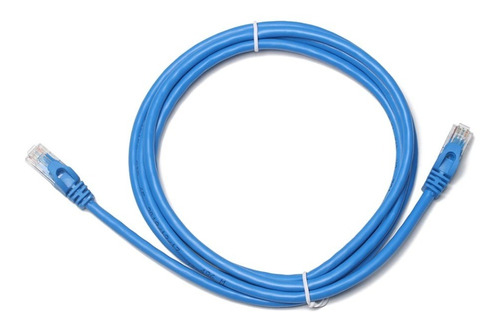 Cable Rj45 Patch Cord Cat6 1.2 Metros Azul