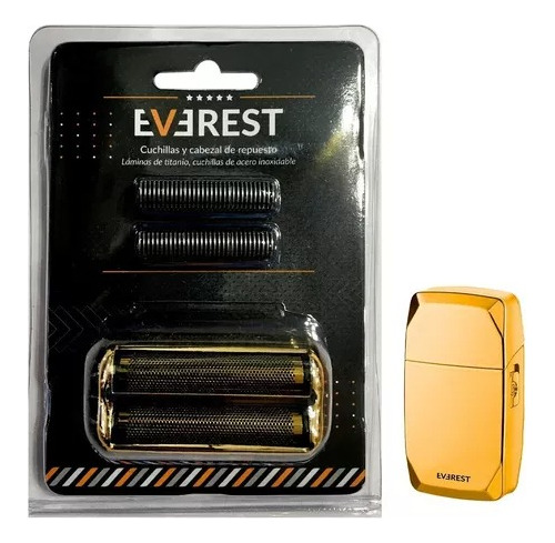 Afeitadora Everest +cabezal Doble Foil