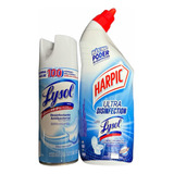 Desinfectante Antibacterial Lysol Más Harpic Desinfecta