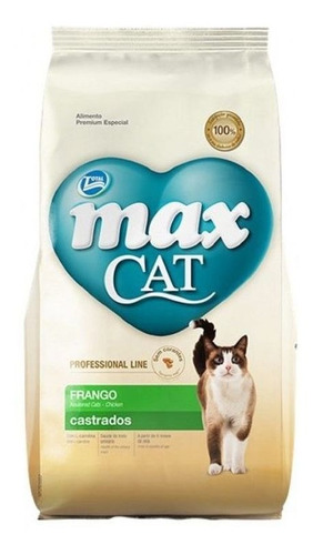 Gatos Max Cat Castrados 3kg Alimento