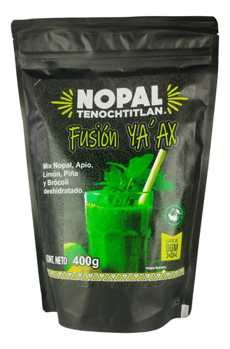 Pack 400g Fusión Nopal, Apio,brócoli, Piña Y Limón       