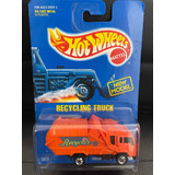 Hot Wheels , Blue Card Recycler Truck, Ligeros Detalles