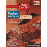 Betty Crocker Fudge Brownie Mix Familia Tamaño 18,3 Oz. (paq