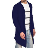 Sobretudo Cardigan Casaco Masculino Blusa Frio Confortável