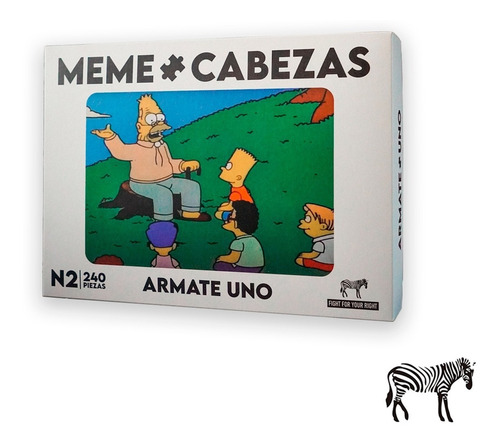 Juego De Mesa Memecabeza Fight Rompecabeza Edicion Abuelo