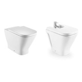 Inodoro Corto Asiento Original Bidet Roca The Gap 