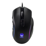 Mouse Gamer Haiz - 10 Botoes 3200dpi Com Led Rgb - Hz-270 Cor Preto