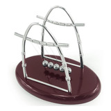 Pendulo Newton Oval Enfeite Decorativo Bolas De Metal