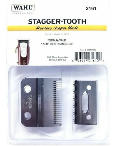 Cuchilla Wahl  Stagger Tooth Para Maquina Wahl Magic Clip 