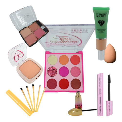 Pack Maquillaje Completo Flower Secret