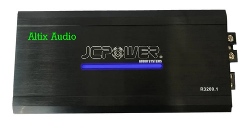 Amplificador Jcpower R3200.1  1 Ch Clase D 3200 Watts Max