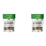 Almendras Tostadas Con Sal Marina Usa 2 Lbs.