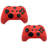 2 Fundas Para Control Xbox One U Xbox One S Color Rojo 