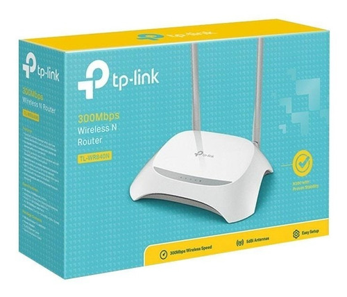 Router Inalámbrico Wisp 2.4 Ghz 300 Mbps Tplink  Tl-wr840n