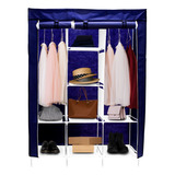 Closet Portátil Ropero Armable De Tela 3 Puertas Para Ropa