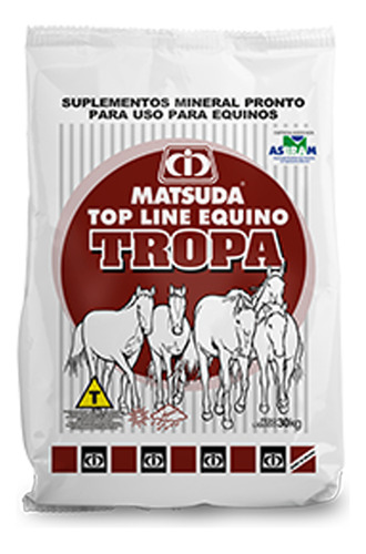 Suplemento Mineral Matsuda Equídeos Top Line Equino Tropa